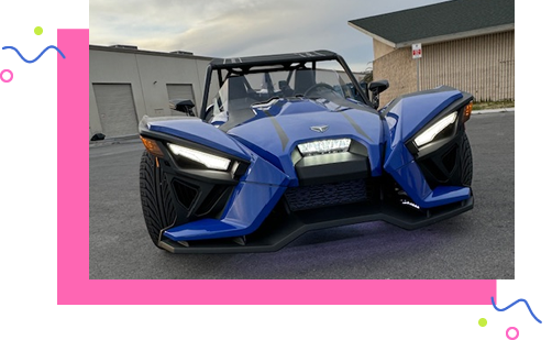 Slingshot SL <span style="color: #FF66C4;">Rentals</span>